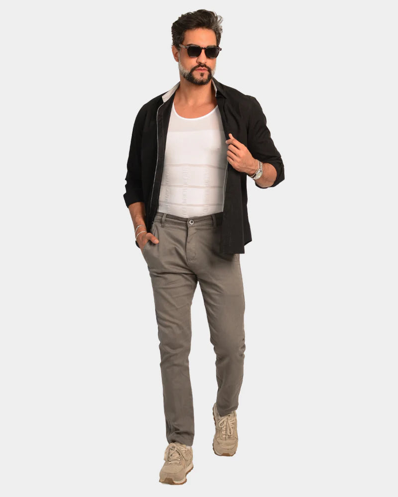 Camisa Masculina de Compressão Ultrafina Fit Shape Pro@ + BRINDE EXCLUSIVO