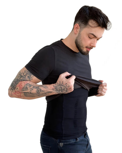 Camisa Masculina de Compressão Ultrafina Fit Shape Pro@ + BRINDE EXCLUSIVO