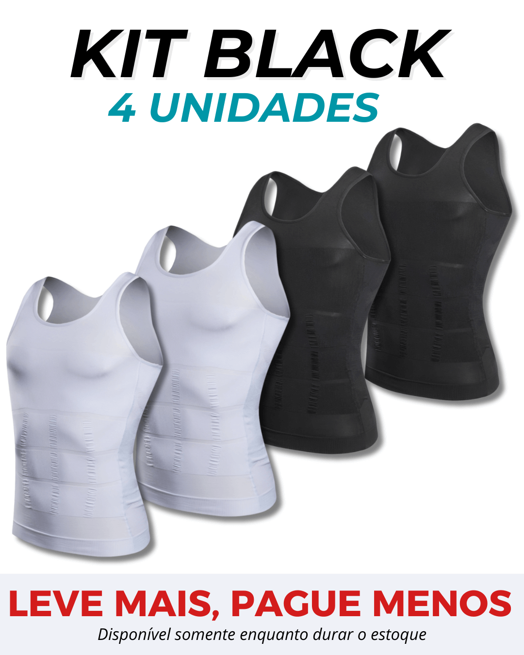 Kit Black 4 Unidades Fit Shape Pro®